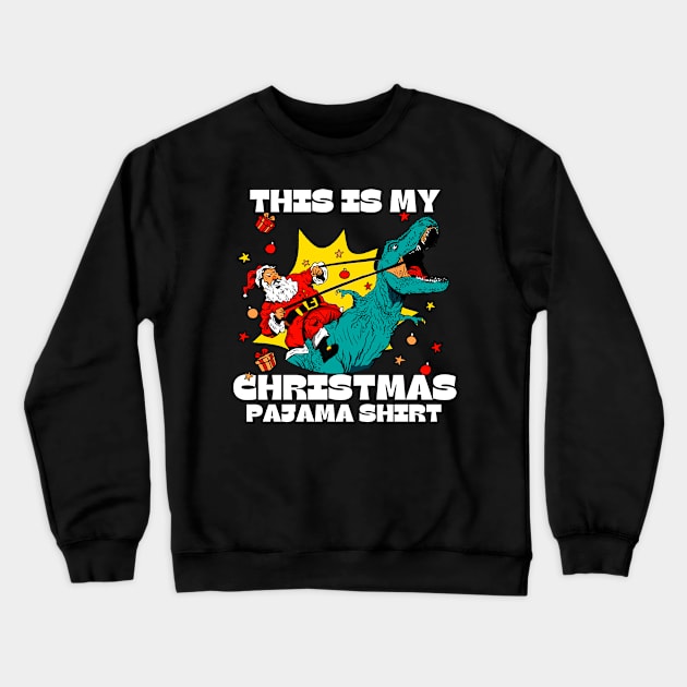 Cute Christmas Party Pajama Crewneck Sweatshirt by JB.Collection